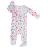 ladybug-flower-garden-zipper-footie Sweet Bamboo - Sophia's StyleFooties-1